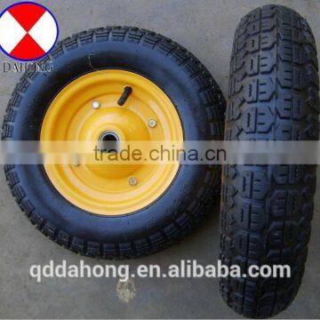 rubber wheel for wheelbarrow size 350-7 , rubber tire and wheel