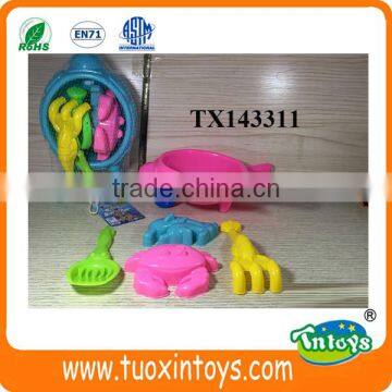 Plastic Outdoor Summer Sand Beach Toys 6pcs photo-2