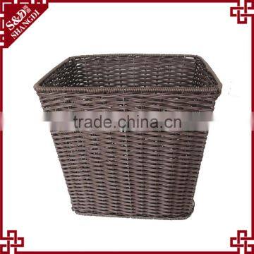 Wholesales Chinese Supplier PE Rattan Plastic Laundry Basket for Dirty Clothes