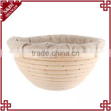 Handmade Large Round Banneton natural Basket