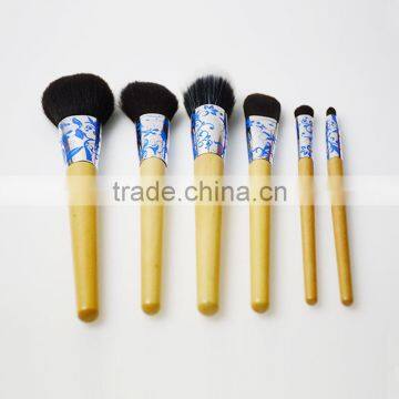 2016 Customized Logo Makeup Brushes With Wooden Handle photo-5