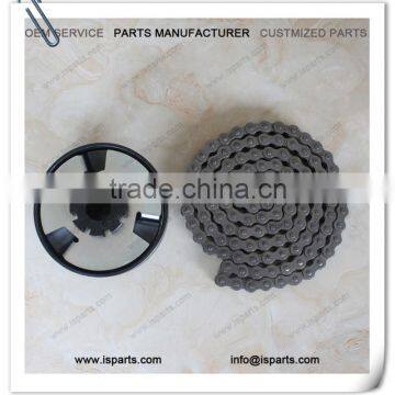 #41/420 Chain 3/4" Bore 14 Tooth Max Torque Clutch and #41/420 Chain Mini Bike Go Kart Parts photo-5