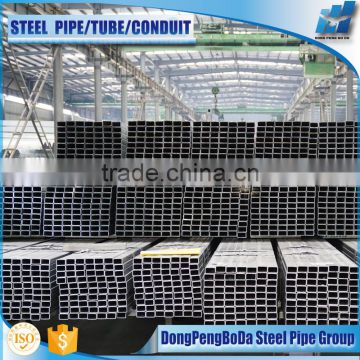 20*30*2.3mm Hot dipped galvanized square section rectangular steel tube