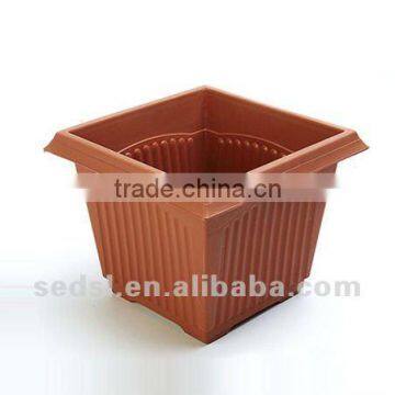 Square Garden Plastic Terracotta Pots Wholesale photo-3