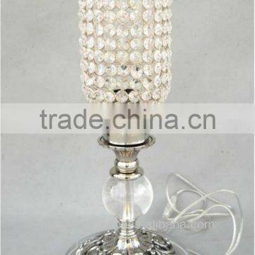 Crystal cup shaped home decoration hurricane lamp