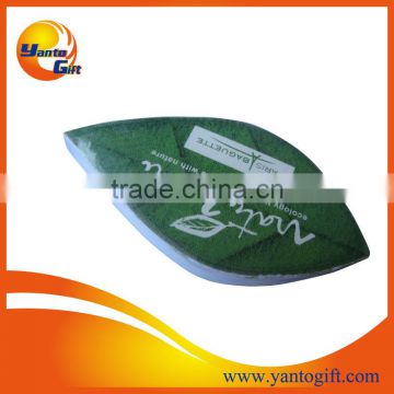 Cheap 100 % cotton compressed towel in leaf shape