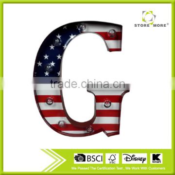 Store More Factory Price Carnival Metal Letter G LED Light For Decoration