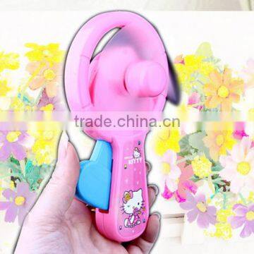 Cheap Plastic Mini Handy Dynamo Fan for Kids in Summer photo-5