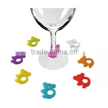 Slicone Ice Shot Goblet Glass Markers for Party photo-3
