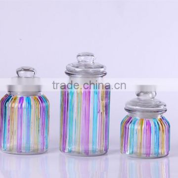 airtight glass jar with glass lid