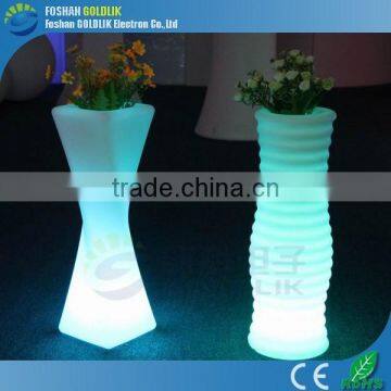 GLACS Control RGB True Color Changeable Plastic LED Flower Vase Floor Lamp photo-5