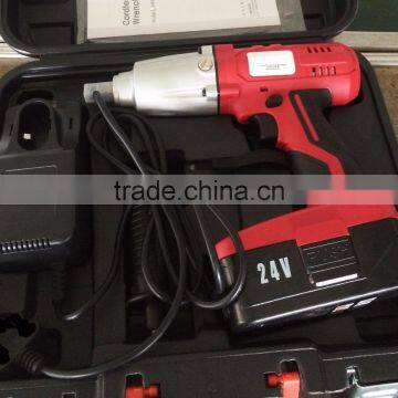 CORDLESS DC 24V 410ft/lbs NI-CD HIGH TORQUE IMPACT WRENCH