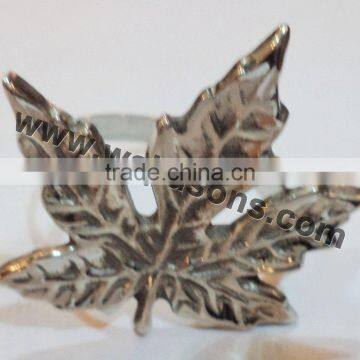 Hot Selling Metal napkin rings for christmas decorations