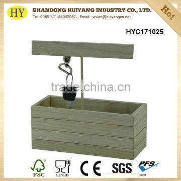 Custom Vintage Wooden Key Box With Hanger photo-4