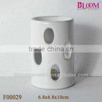 Circle design ceramic fragrance oil burner