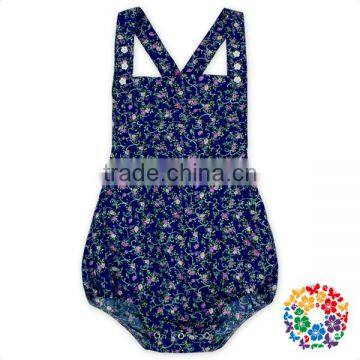 Infant Baby Summer New Backless Playsuit Floral Vintage Girl Rompers Jumpsuit photo-6