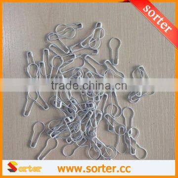 White Color Pear Safety Pin Bulb Shape High Quality Metal Safety Pin photo-4