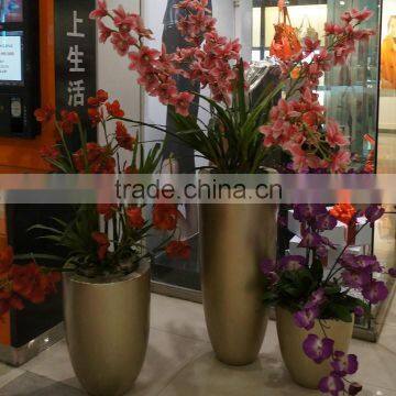 Gold FRP Planter Flowerpot photo-4