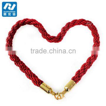 Portable Crowd Control Barrier Rope Queue Twisted Rope Barrier