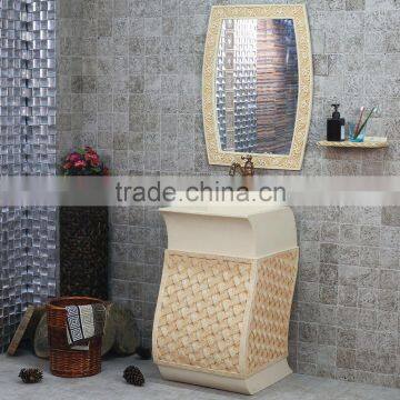 High quality polyresin framed mirror, wall decorative mirror, wash basin mirror