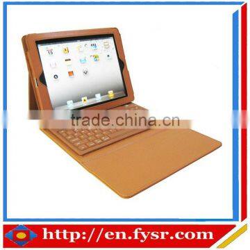 leather tablet cover with silicone bluetooth keyboard