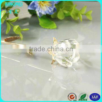 Handmade Crystal Craft Pink Rose Crystal Flower in Artifical Designs photo-3