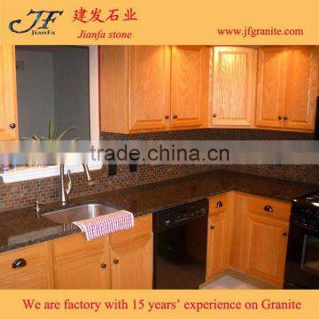 2017 New Antique Tan Brown Granite Kitchen Countertop With Stainless Steel photo-4