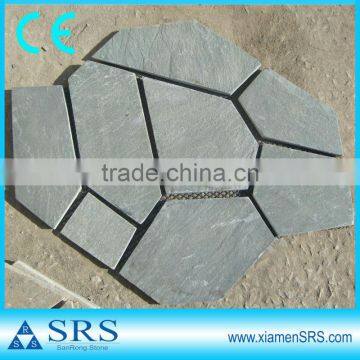 Irregular natural slate driveway paver