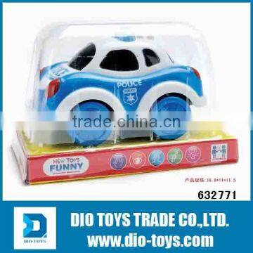 new&cute frictional power police car toy for sale