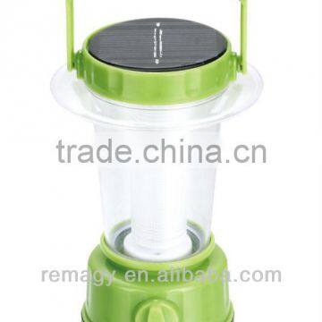 Outdoor Portable Green 6V/80mA Solar Panel led camping lantern light