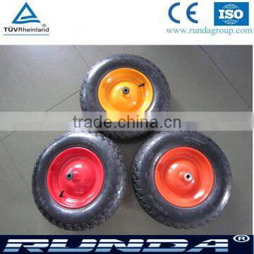 Italy market wheelbarrow rubber wheel 3.50-8