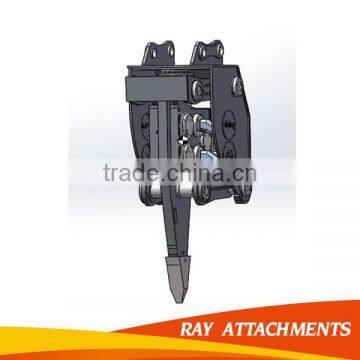 Construction hydraulic vibro ripper for excavator used