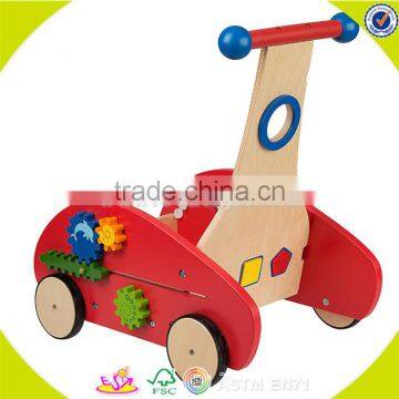 оптовая образовательная деревянная детская ходунка-игрушка, модная деревянная детская ходунка-игрушка W16E035 photo-2