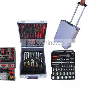 LB-386 186pcs Hand Tool Set in Sliver Aluminium Trolley photo-1