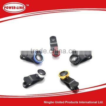 3 in 1 Universal Mobile Phone Camera Lens ,Fish Eye Lens/Macro Lens/Wide Angel Lens,cell Phone Camera Lens photo-2