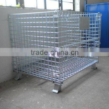 Warehouse Folding Steel Storage Cage/roller Container photo-6