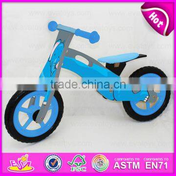 Comfortable Safe wooden bike for kids,Elephant design wooden balance bike,Christmas gift Wooden kids wooden bike W16C123