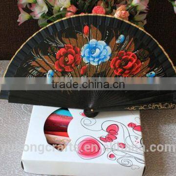 Painted Wooden Crafts Fan photo-2