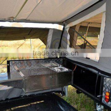 Trailer Tailgate Kitchens for camping