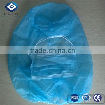 Breathable disposable PP non woven surgeon's hood/ space cap/pirate cap