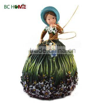 2015 New design Garden Decorations girl in the flower