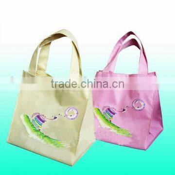 nylon supermarket bag with snap button