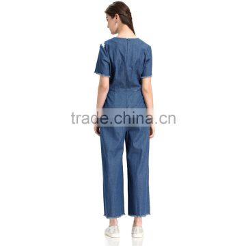 Domin Fashion Latest Denim Styles Jumpsuits Women 2016 photo-6