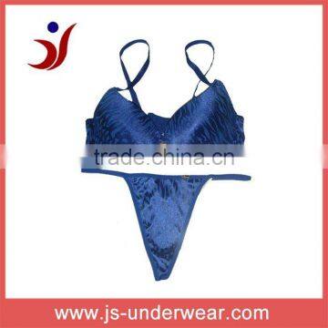 new design from factory satin bra set