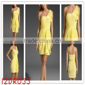 12DR033 Nice new design cotail dresses for summer