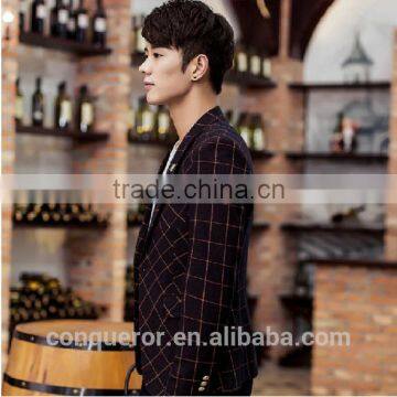 Grid Window Pane Man Suit.BSPL0634 photo-4