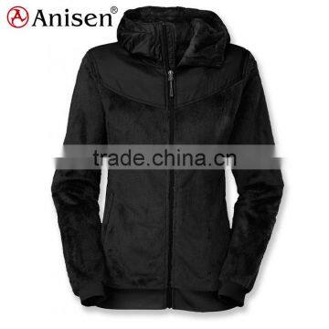 Jacket in New Model Slim Coral Fleece Hood Women Jacket photo-3