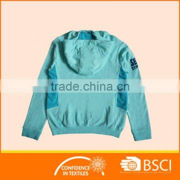 Cheap Promotional Stocklot Floral Print Front Jacket Child Girl Hoodies photo-2