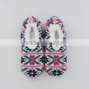 Acrylic Faux Fur Indoor Adult Slipper Socks photo-3