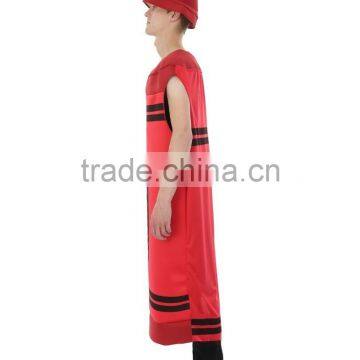 Adult Men's Red Crayon Costume photo-2
